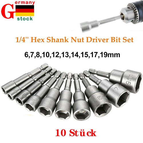 19mm stecknuss bit - 6-19mm, 10tlg